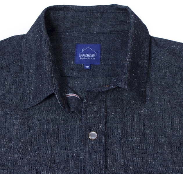 Chambray Glacier Shirt by Taylor Stitch