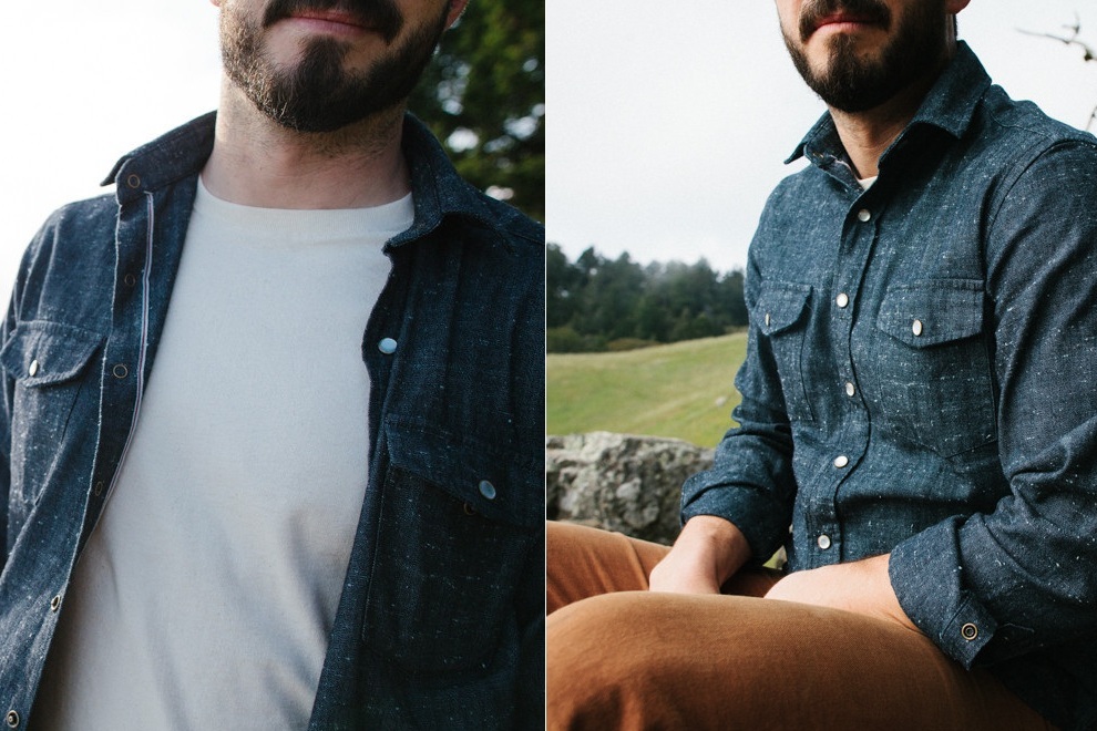 Chambray Glacier Shirt by Taylor Stitch