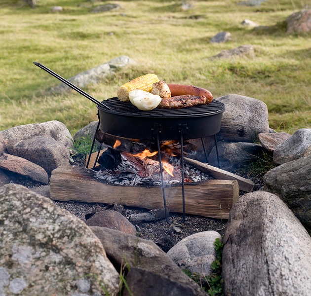 Portable Pop-Up Barbecue Grill