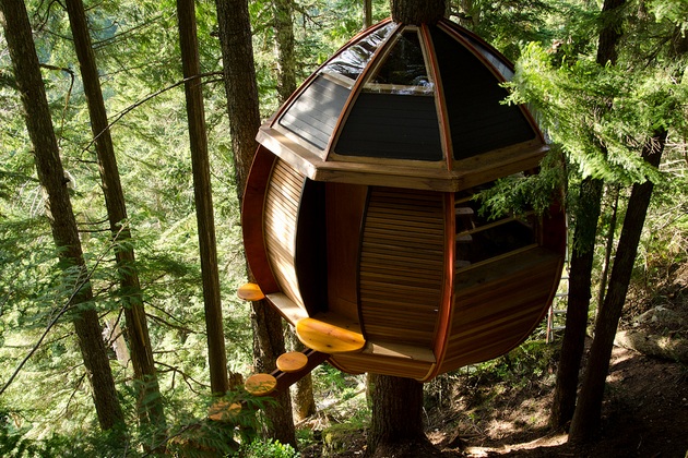 Secret HemLoft Tree House An Egg in a Tree