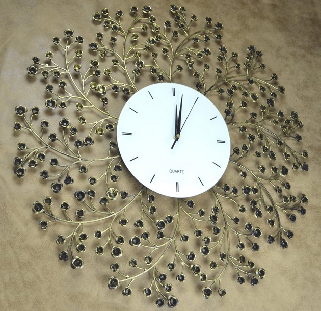 Spring Blooms Wall Clock