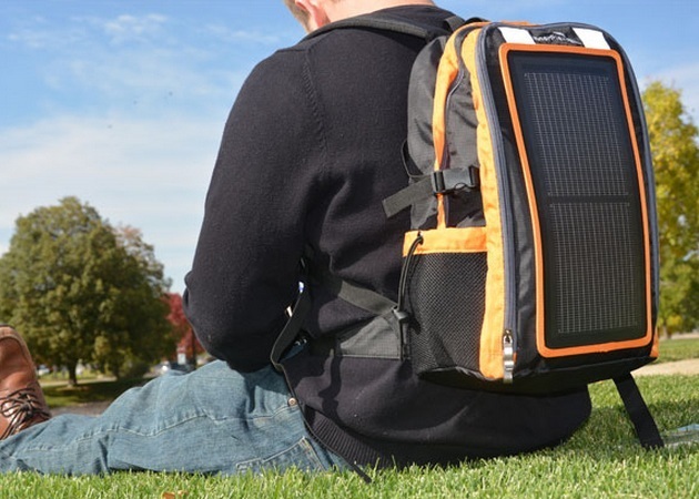 USB Solar Charging Backpack (6)