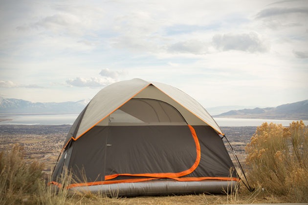 Worlds First Tent With a Patent-Pending Inflatable Base