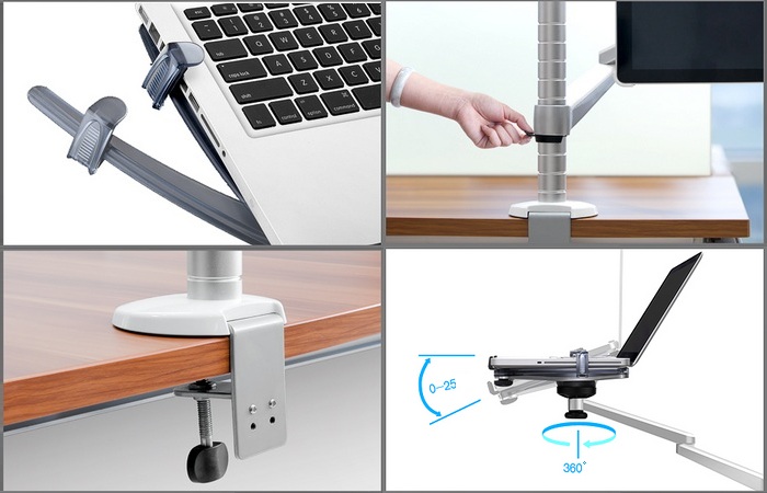 2 in 1 Laptop Tablet Stand For Home And Office