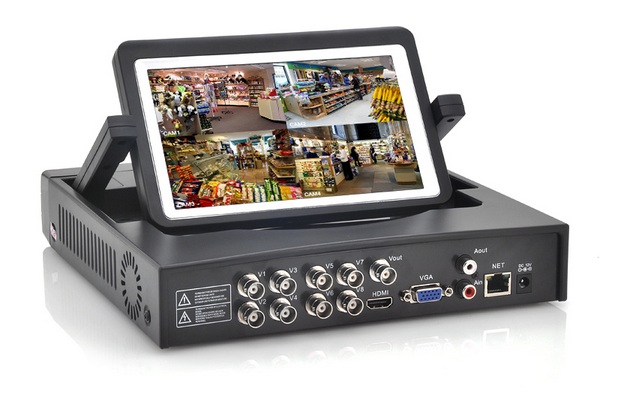 8 Channel Portable DVR With 7 Inch Screen