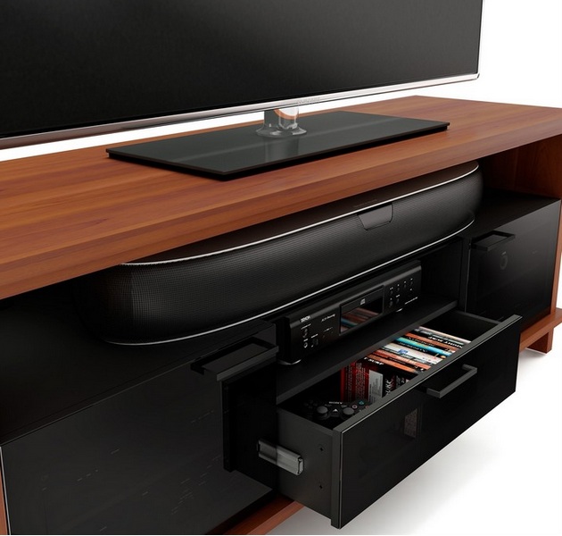 Braden 8828 A Modern TV And Media Cabinet By BDi