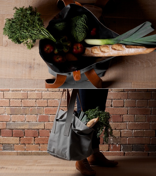 Cube Tote Bag By Hard Graft Makes Shopping Easy