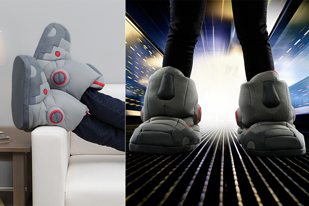 Giant Robot Slippers with Sound Effects