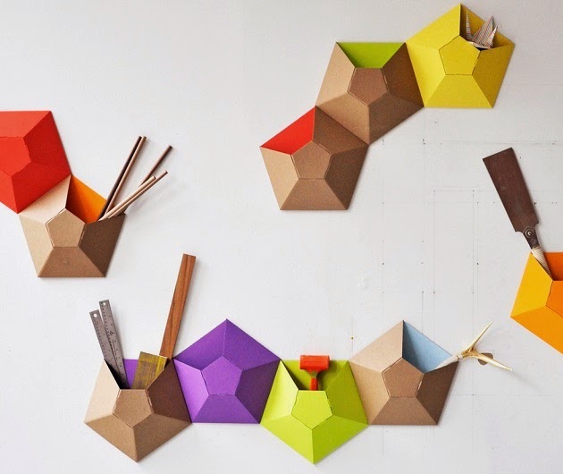 Ingenious Kaleidoscope Wall Pockets By Ampersand