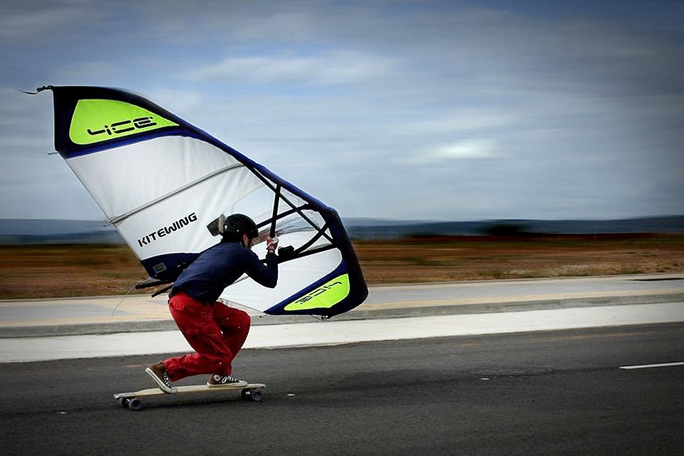 Kitewing Wind Powered Handheld Sails