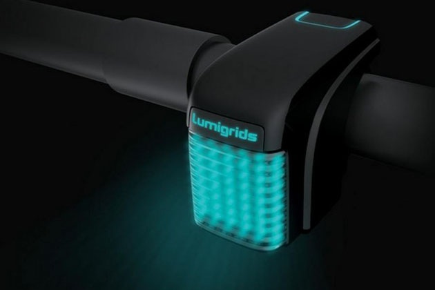 Lumigrids An LED Projector That Guides On Rough Road