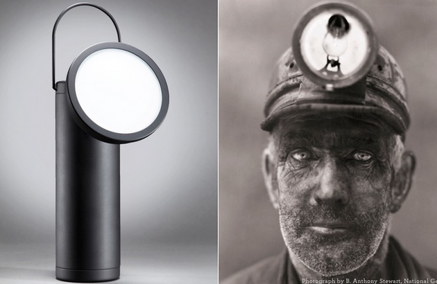M Lamp Resembles 19th Century Miners Lantern