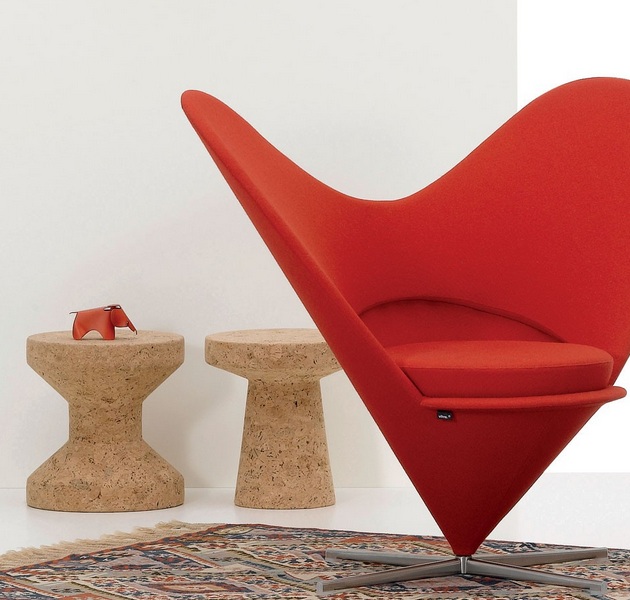 Modern Cork Family Stools By Vitra