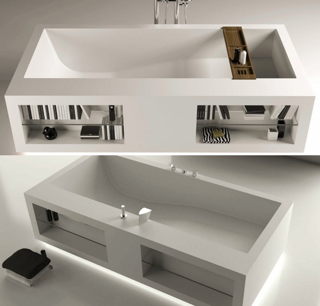 Rectangular Bathtub By Moma Design