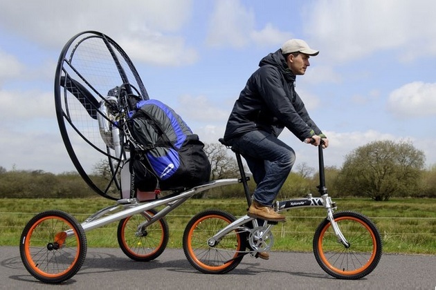 The Worlds First Flying Bicycle