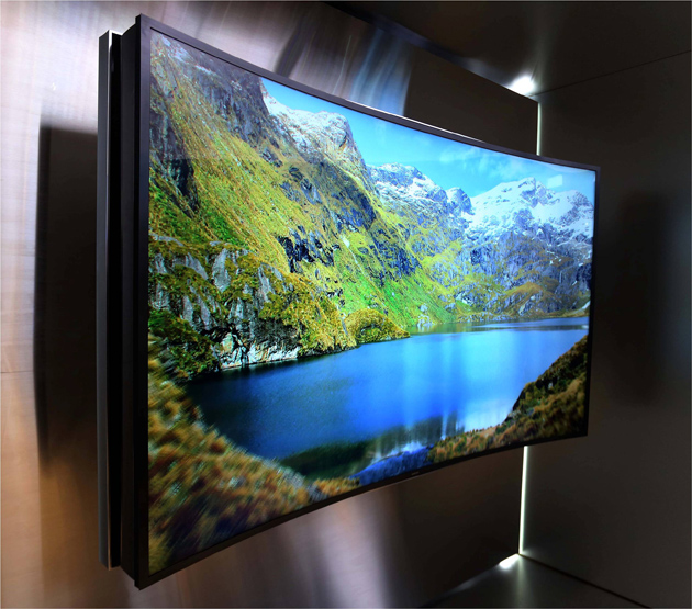 105-Inch Samsung Bendable UHD TV