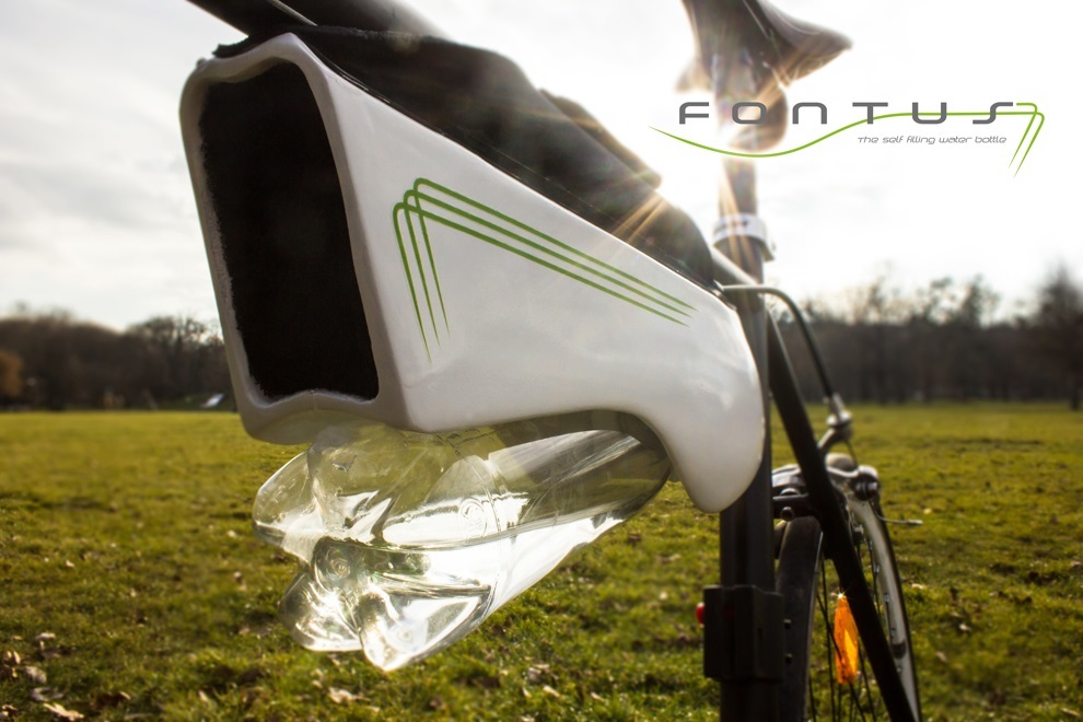Fontus Self Filling Bottle Condenses Air into Drinking Water (1)