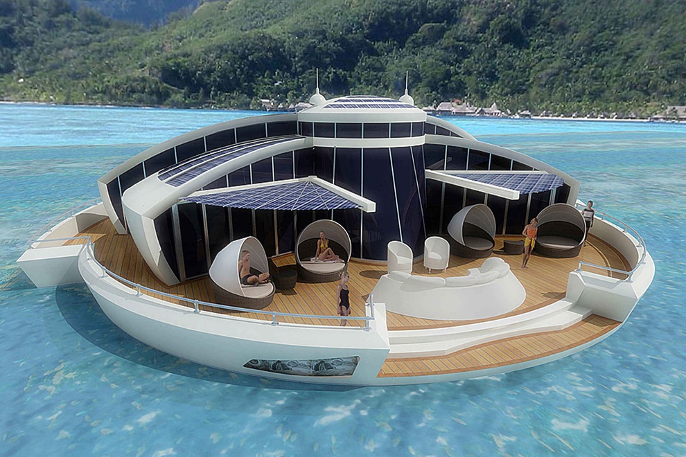 The Luxury Solar Floating Island Resort (8)