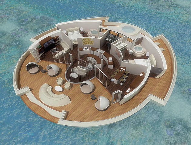 The Luxury Solar Floating Island Resort (6)