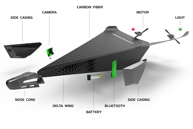 Carbon Flyer Crash Proof Video Drone (5)