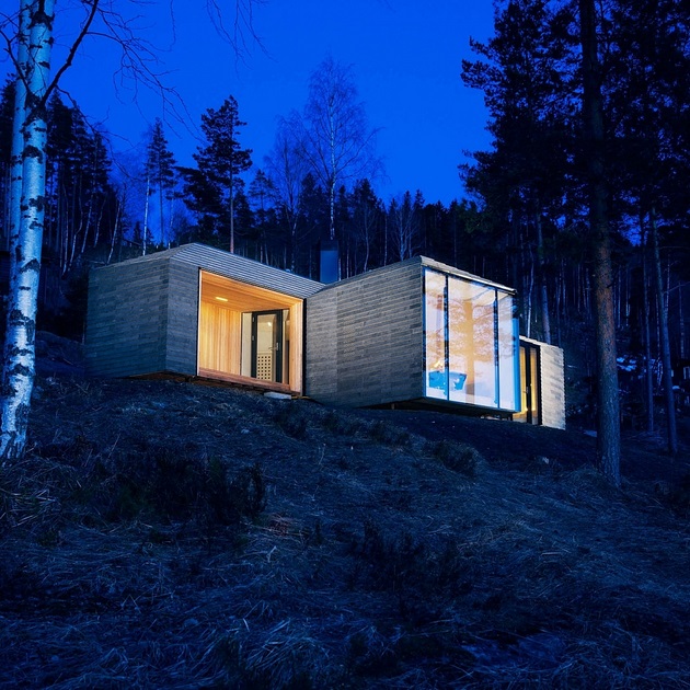 Contemporary Norwegian Cabin Designed for Warmth