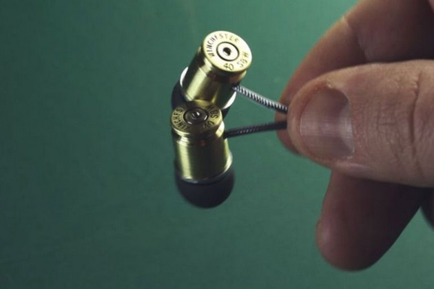 DIY Bullet Casing Earphones