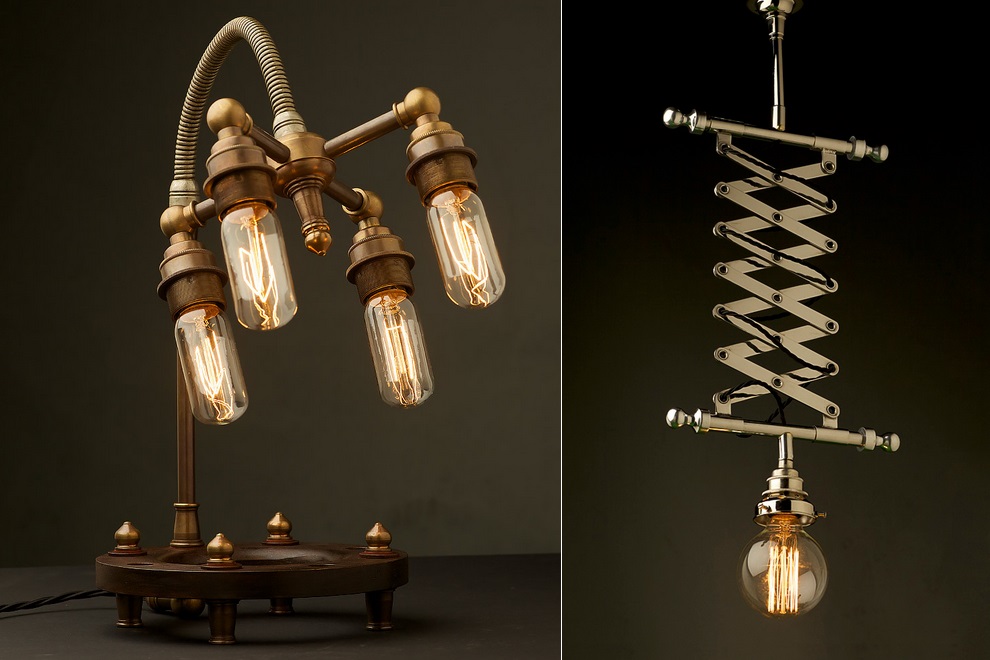 Edison Light Globes Steampunk Lamps