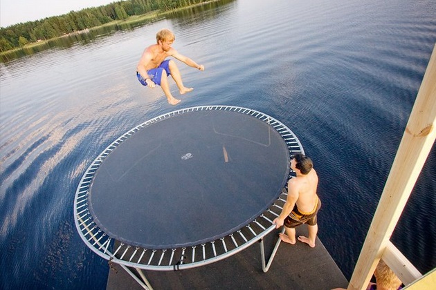 Floating Sauna Houseboat Saunalautta