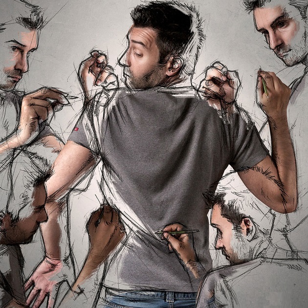 French Artist Combines Photography and Illustration