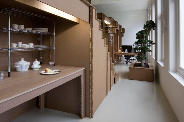 Incredible Amsterdam Office Created Entirely From Cardboard