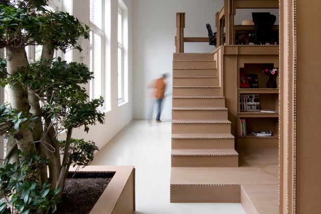 Incredible Amsterdam Office Created Entirely From Cardboard