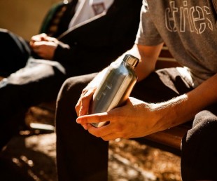 Fred Water Flask with More Water Less Sugar