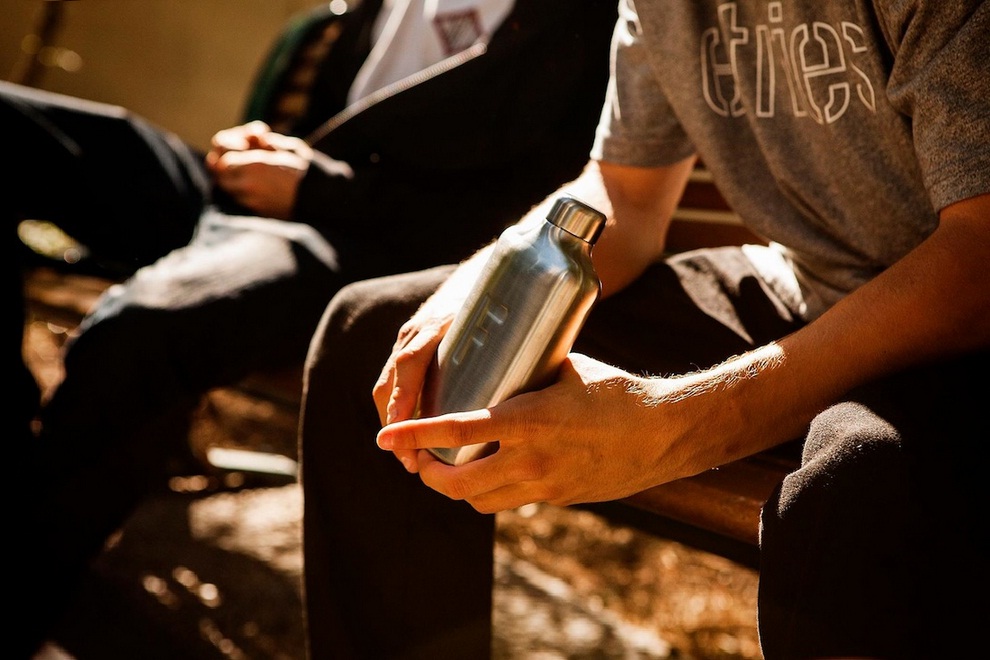 Fred Water Flask with More Water Less Sugar