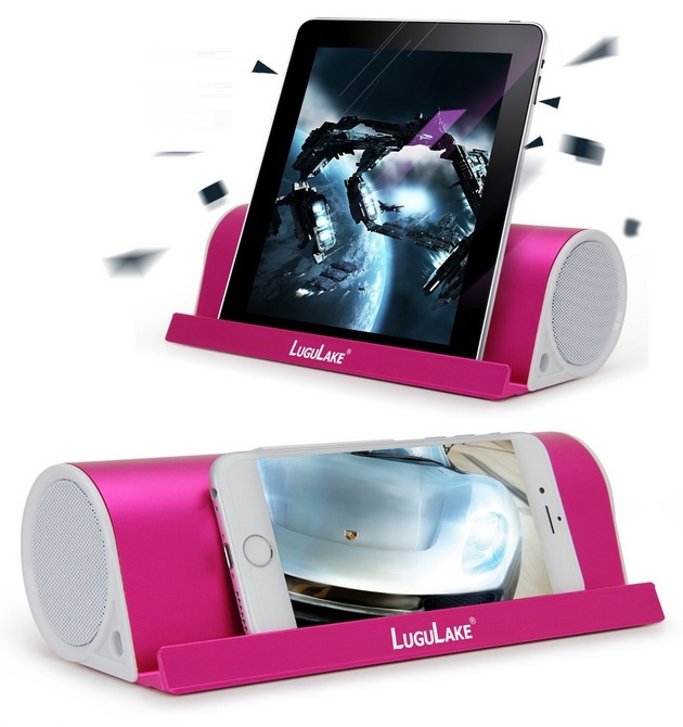 LuguLake II Wireless Speaker with Charging Pad and Stand Dock (4)