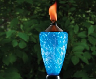 TIKI Lamplight Glowing LED and Flame Torch
