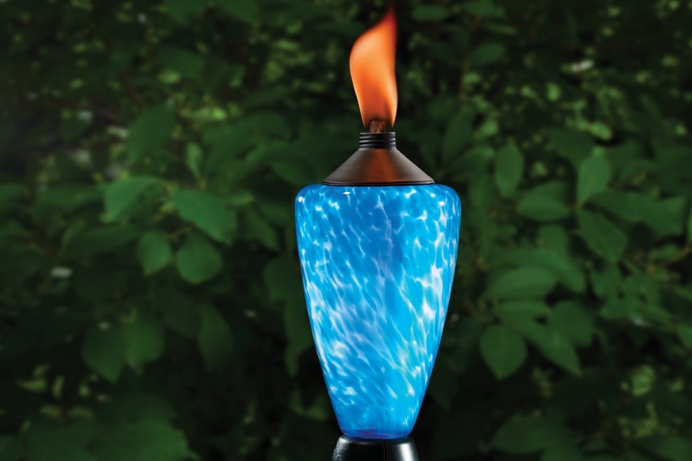 TIKI Lamplight Glowing LED and Flame Torch