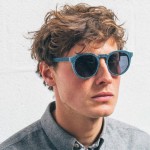 Solid Denim Sunglasses