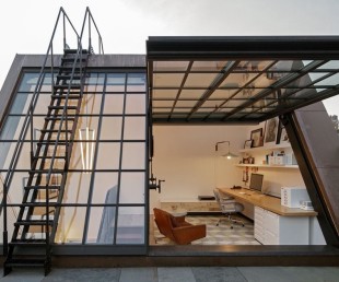 West Village Townhouse Turned Into Home Office (1)