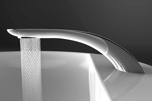 Swirl Faucet Makes Cool Patterns