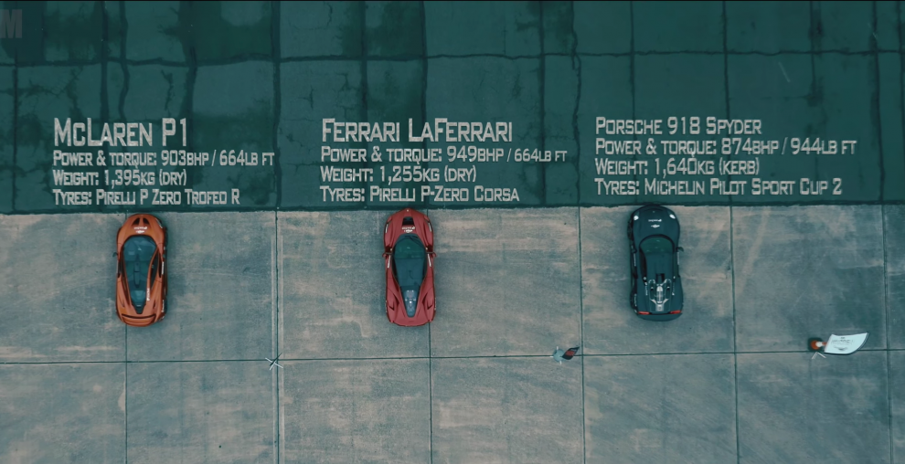 Laferrari-Spyder-Mclaren-P1-Dragrace