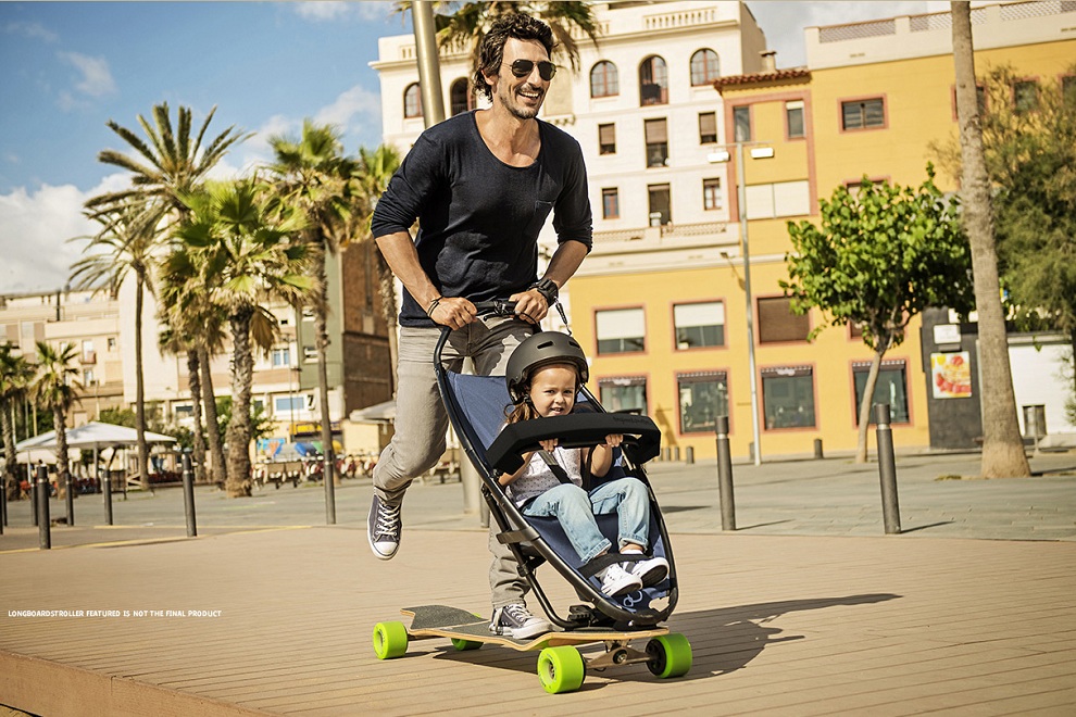 Quinny Longboard Stroller Lets You Get Around With Your Child