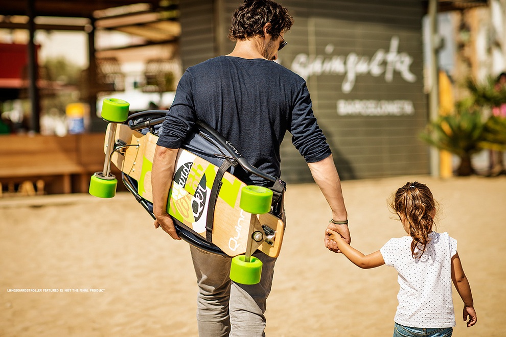 Quinny Longboard Stroller Lets You Get Around With Your Child 