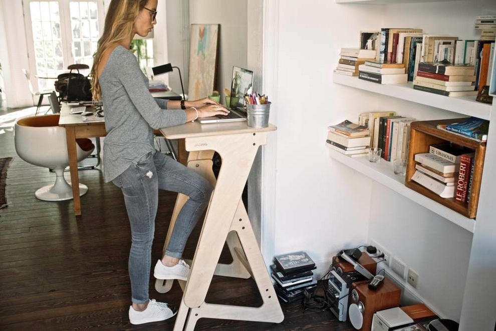 JASWIG StandUp - Adjustable Standing Desk Made of Wood ...