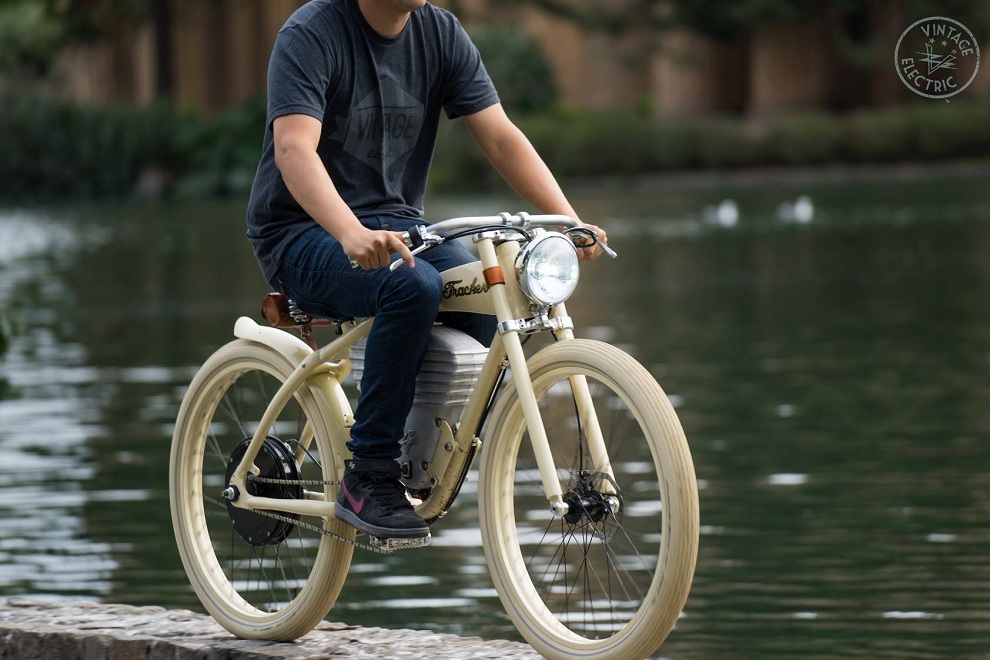 Retro store style bicycles