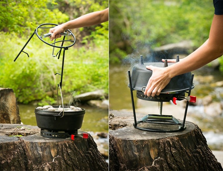 CampMaid Grill & Smoker for Camping/ Outdoor Cooking Bonjourlife