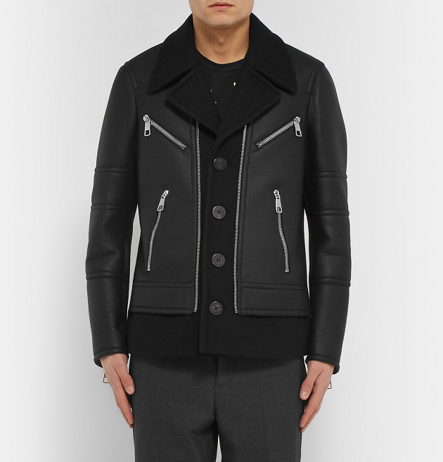 Neil Barrett's Sports Biker-Inspired Leather Jacket - Bonjourlife