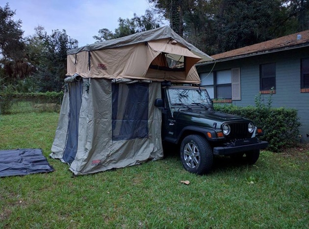 Overland Rooftop Camping Tent with Annex Room (4)