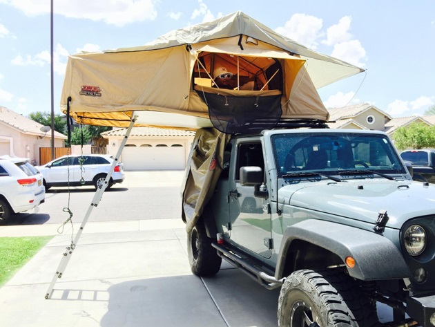 Overland Rooftop Camping Tent with Annex Room (3)