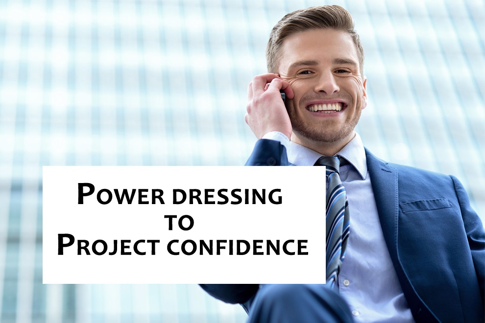 power dressing to project confidence