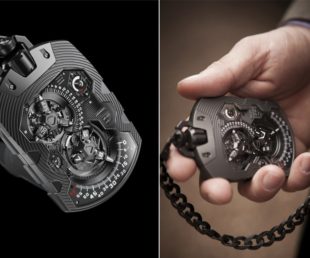Expensive URWERK UR-1001 TITAN Pocket Watch (4)